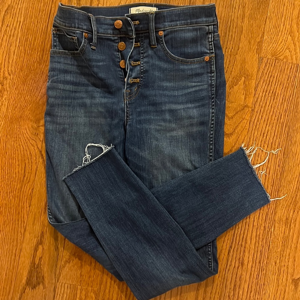 Madewell 10 inch High-Rise Skinny Crop